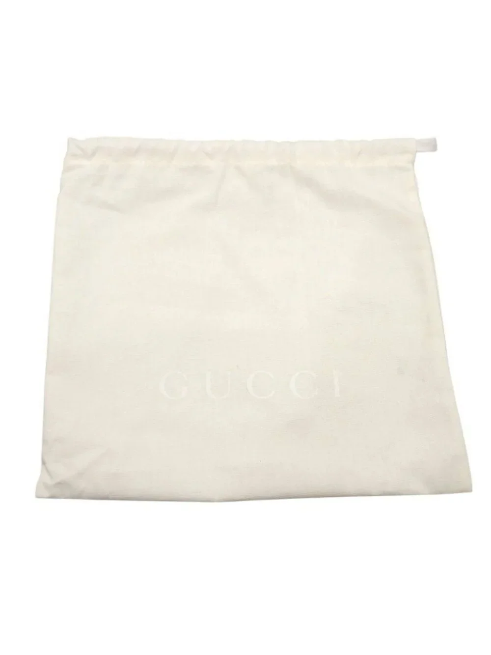 Gucci GG Super Mini Shoulder Bag Polyurethane Black Red